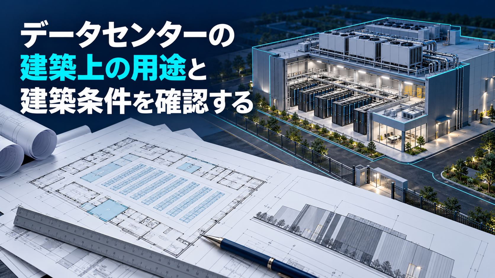 データセンターの建築上の用途と建築条件を確認する