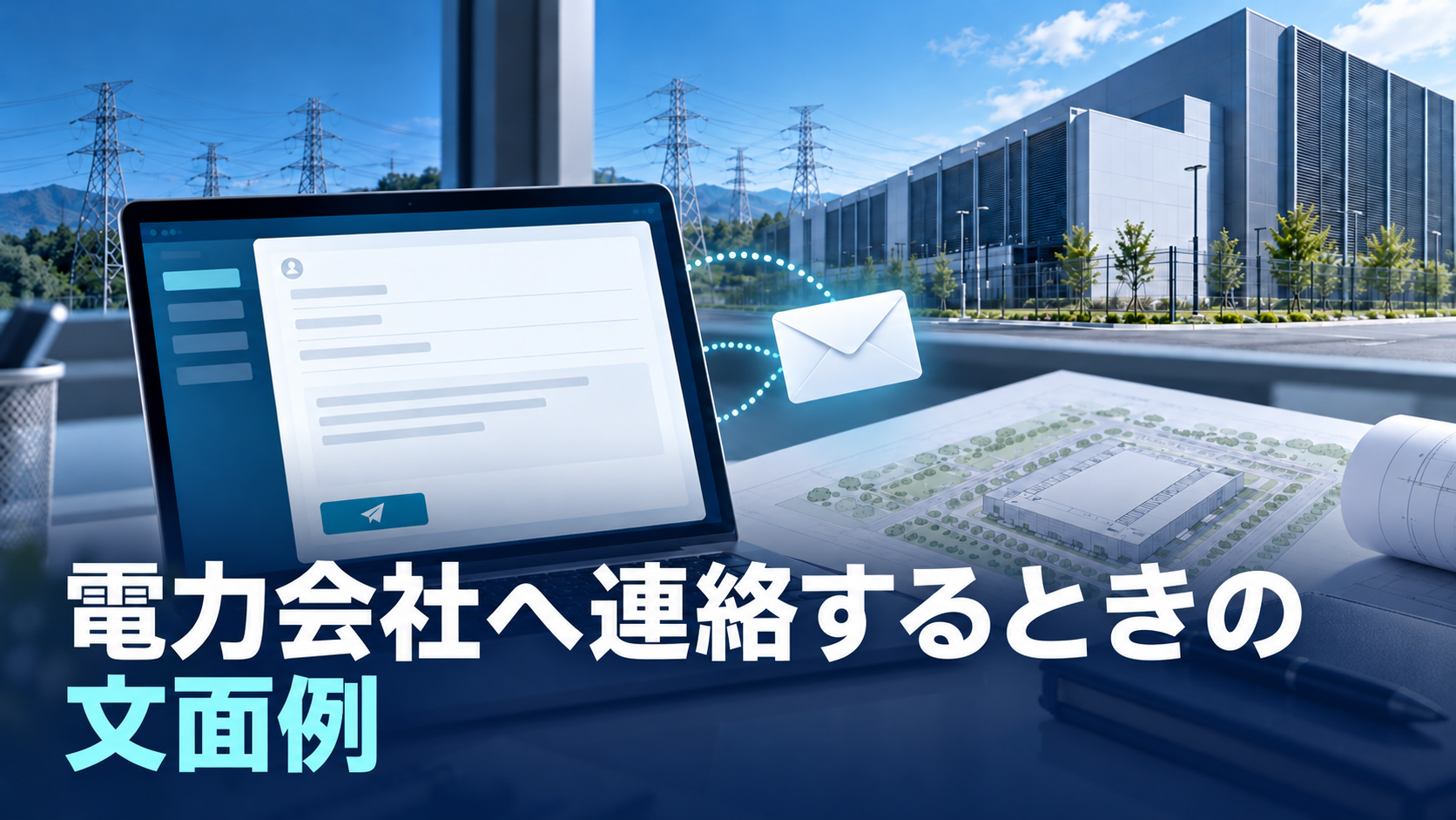 電力会社へ連絡するときの文面例