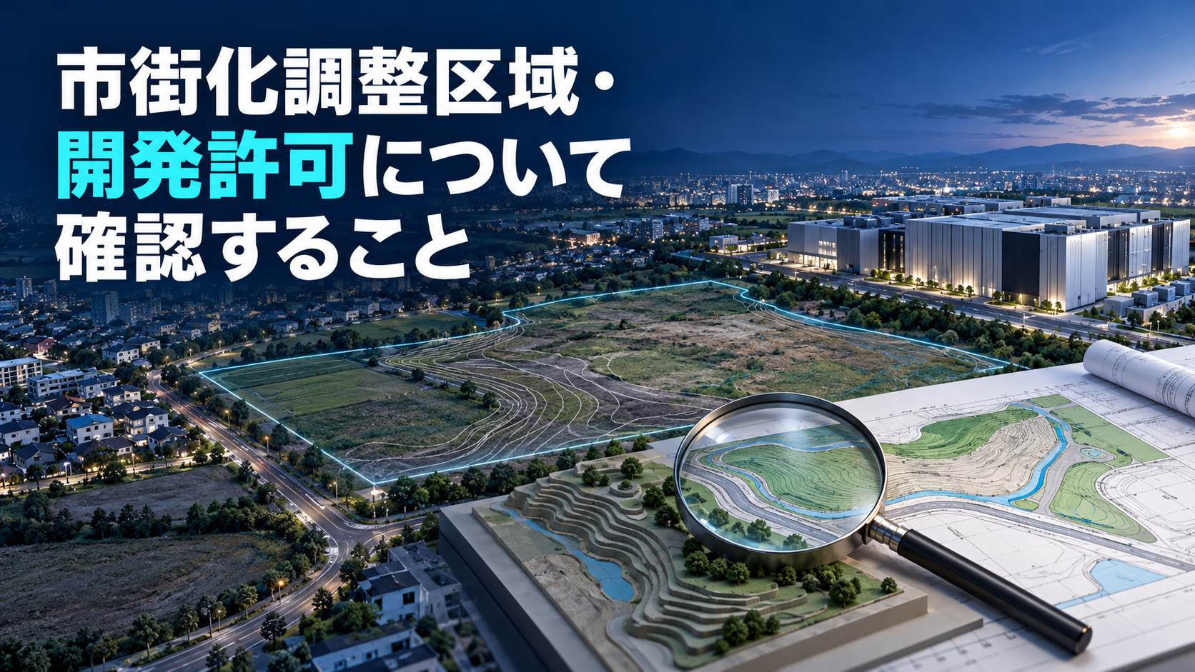 市街化調整区域・開発許可について確認すること