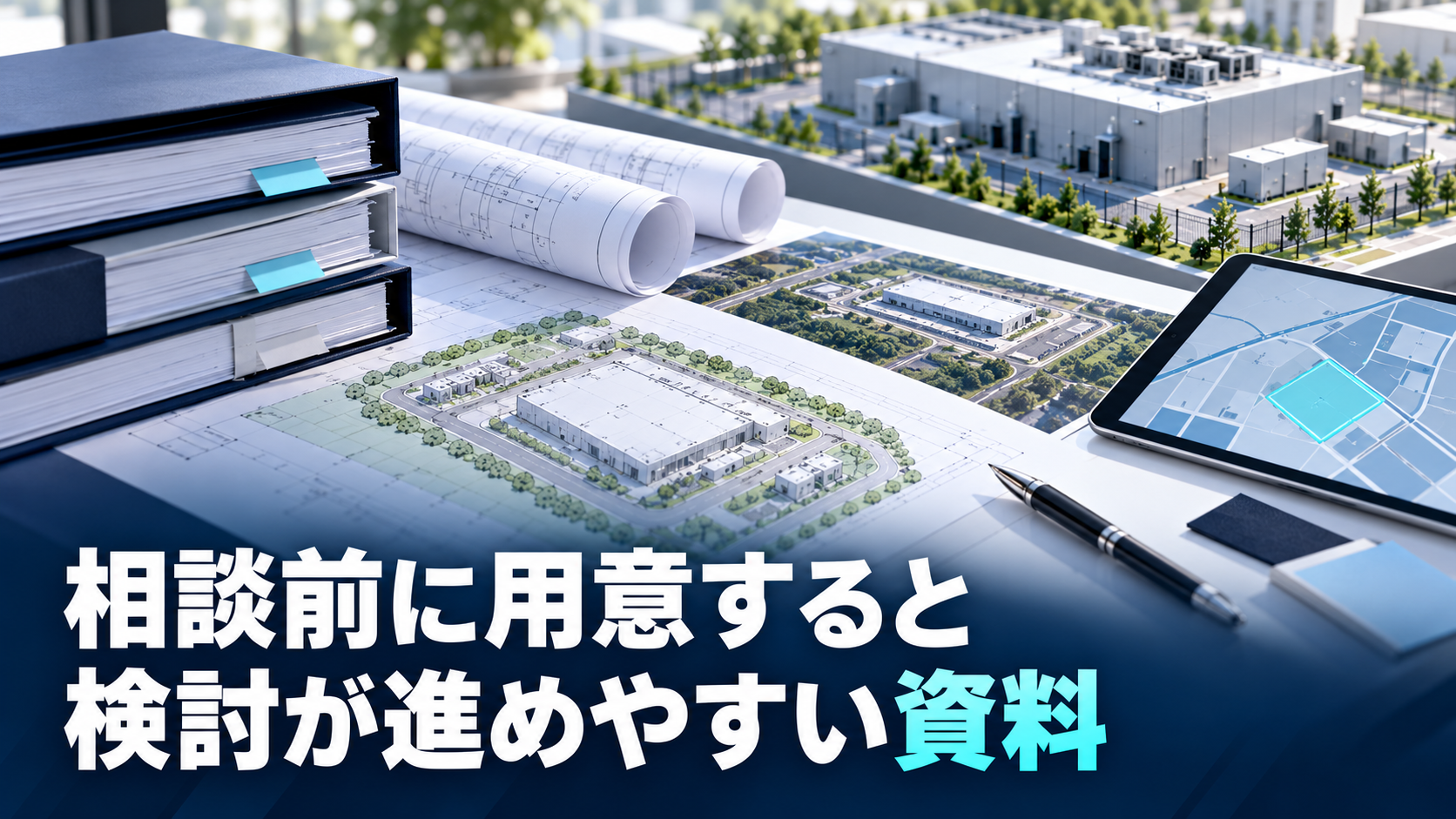 相談前に用意すると検討が進めやすい資料