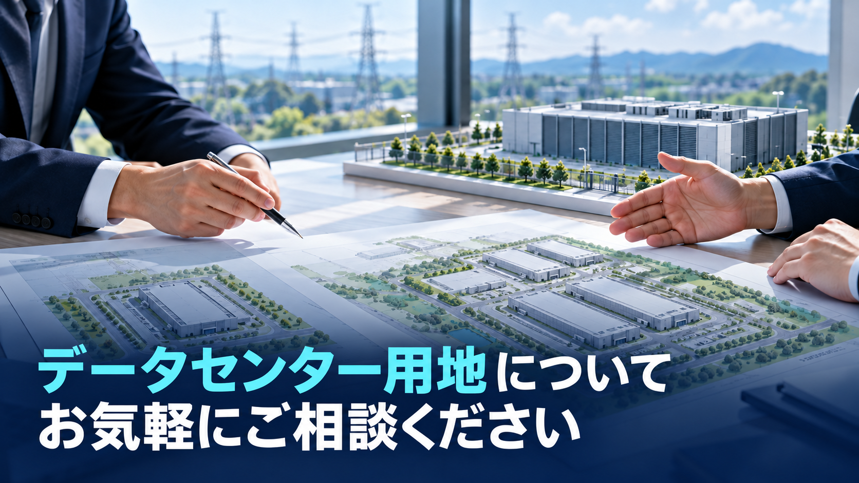 データセンター用地についてお気軽にご相談ください