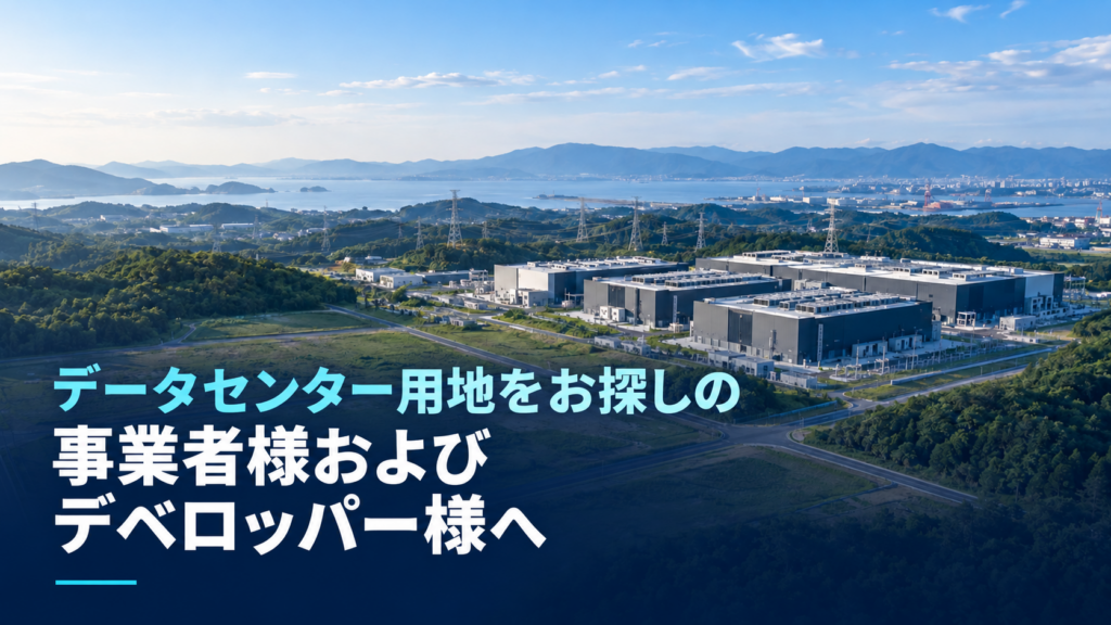 データセンター用地をお探しの事業者様およびデベロッパー様へ