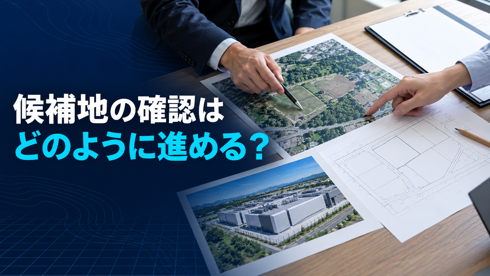 候補地の確認はどのように進める？